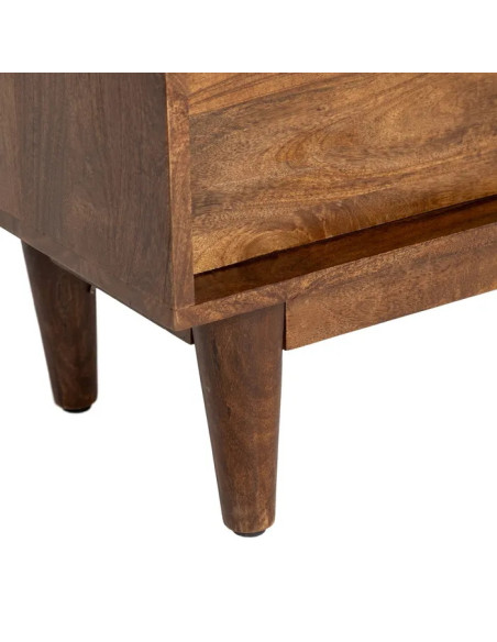 Meuble d'appoint 3 tiroirs en manguier