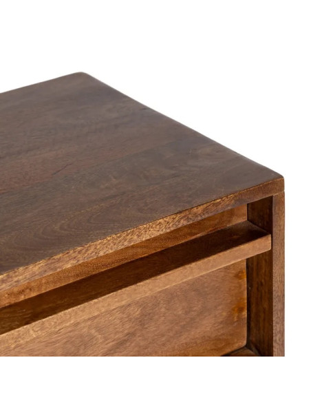 Meuble d'appoint 3 tiroirs en manguier