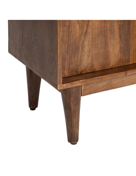 Meuble de rangement en bois de manguier 2 portes