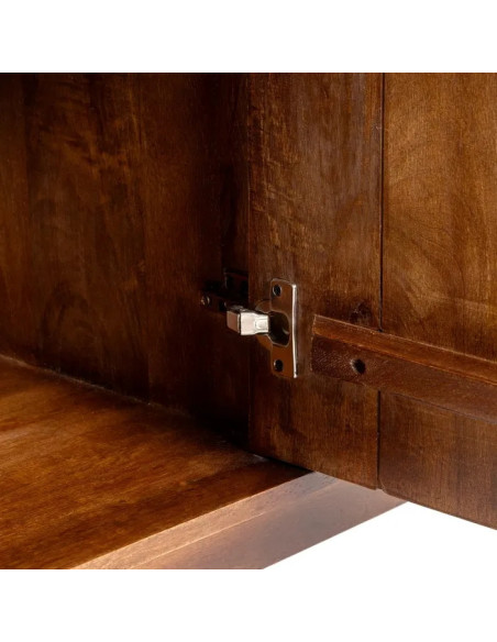 Bahut rétro 2 portes et 3 tiroirs en manguier