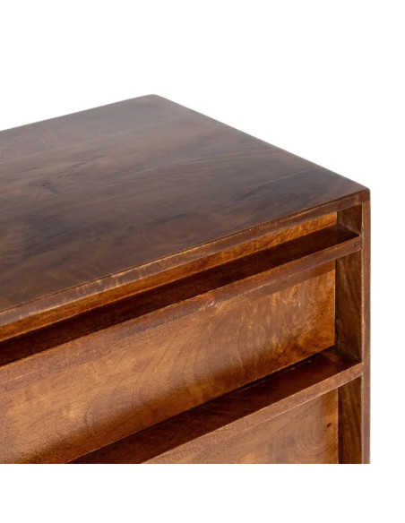 Bahut rétro 2 portes et 3 tiroirs en manguier