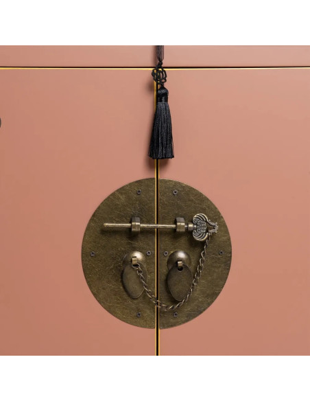 Chevet style Chinois couleur Moka