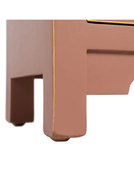 Chevet style Chinois couleur Moka