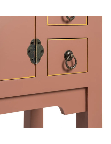 Petite console couleur Moka style asiatique