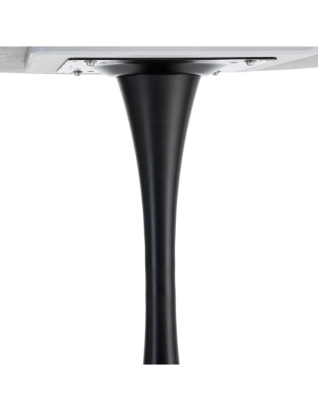 Table ronde Tulipe diamètre 1 m plateau pierre frittée