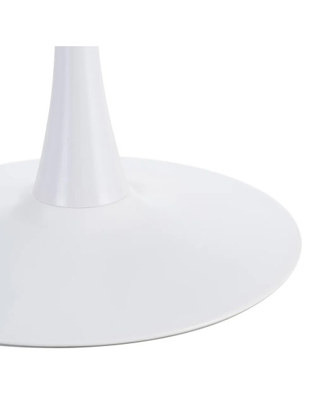 Table ronde Tulipe diamètre 1 m plateau pierre frittée