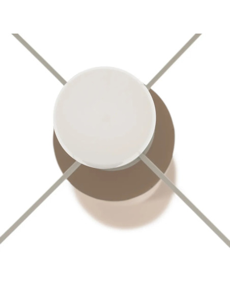 Lampadaire forme organique avec abat-jour