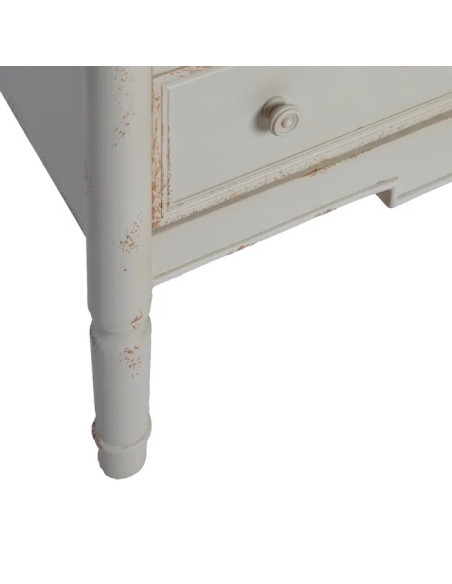 Meuble de rangement 2 tiroirs style classique