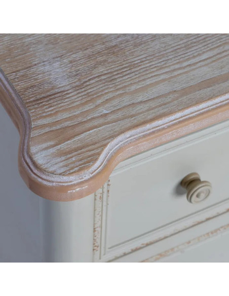 Meuble de rangement 2 tiroirs style classique