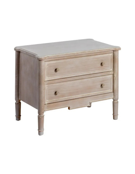 Meuble de rangement 2 tiroirs style classique