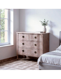 Commode pieds galbés en bois