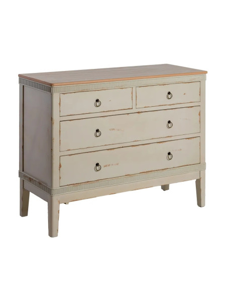 Commode Shabby chic quatre tiroirs