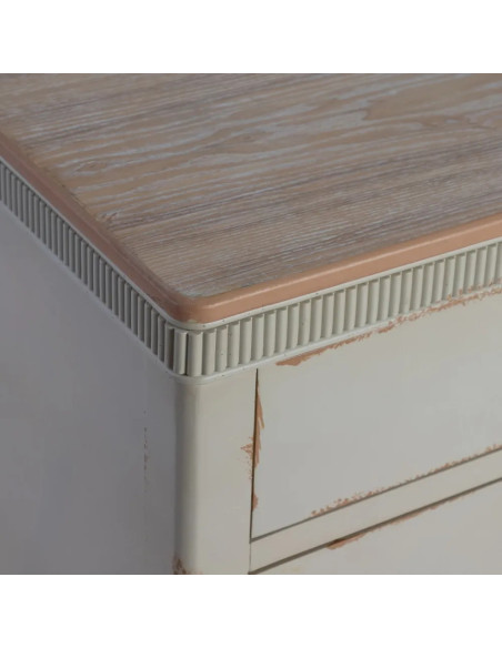 Commode Shabby chic quatre tiroirs