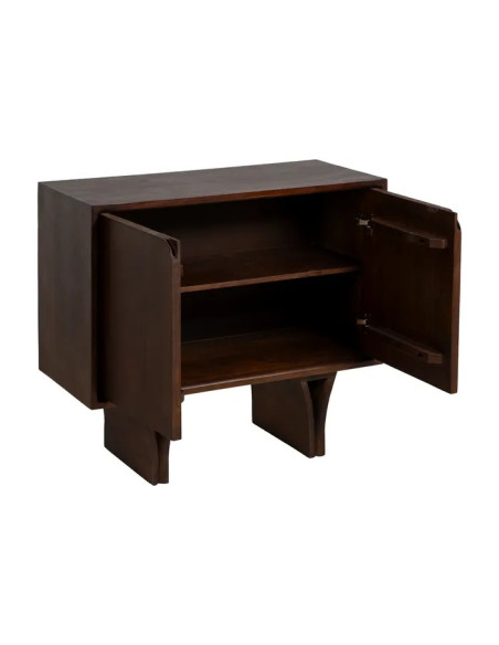 Meuble de rangement en bois d'acacia