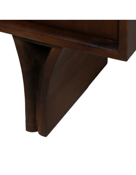 Meuble de rangement en bois d'acacia