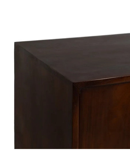 Meuble de rangement en bois d'acacia