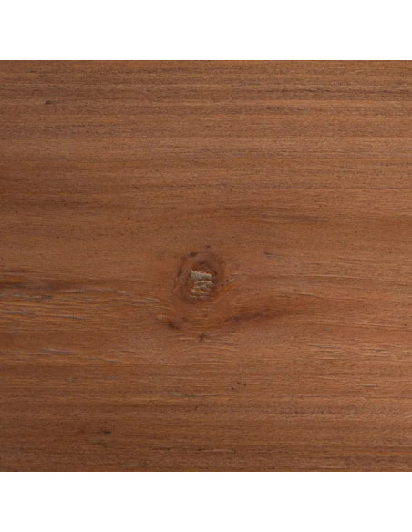 Table de chevet en bois patinée avec 3 tiroirs