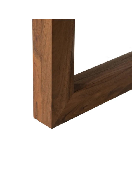 Table de repas en acacia pieds réglables