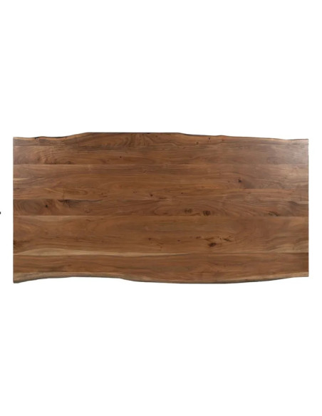 Table de repas en acacia pieds réglables