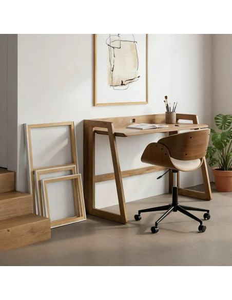 Bureau secrétaire en manguier massif