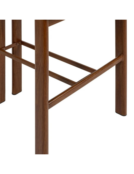 Lot de 2 Chaises de bar en tissu beige