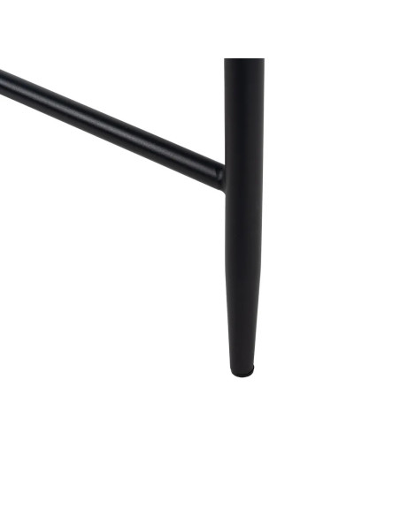 Set de 2 Chaises de bar en tissu gris