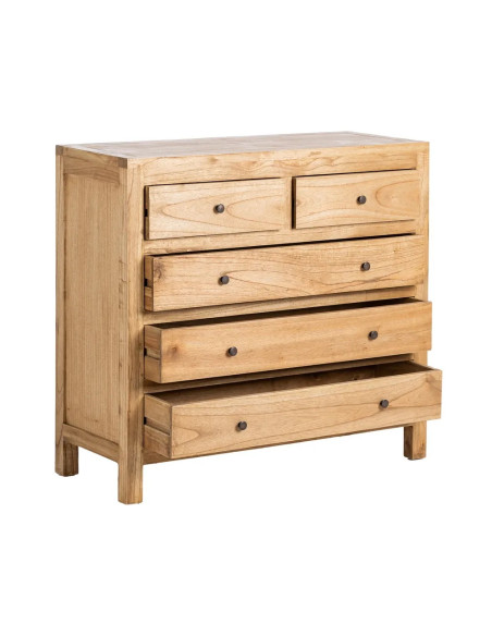 Commode en bois de mindi naturel