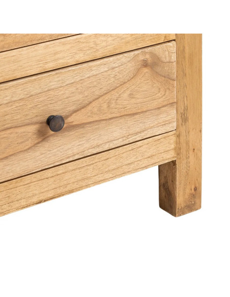 Commode en bois de mindi naturel