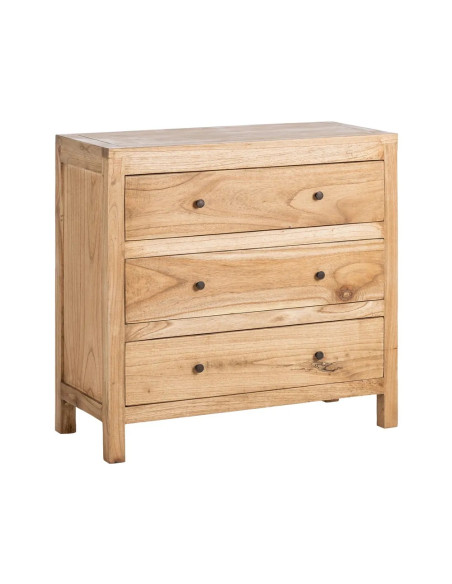 Commode en bois de mindi naturel