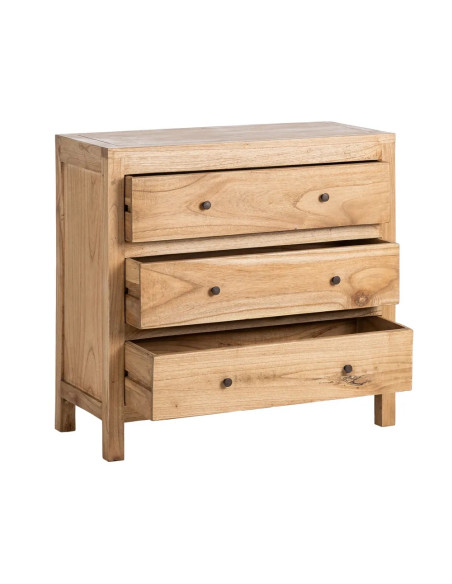 Commode en bois de mindi naturel