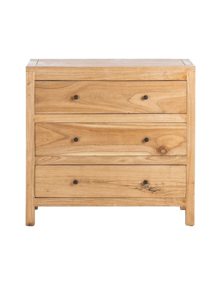 Commode en bois de mindi naturel