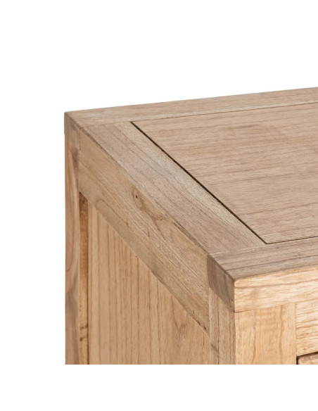 Commode en bois de mindi naturel