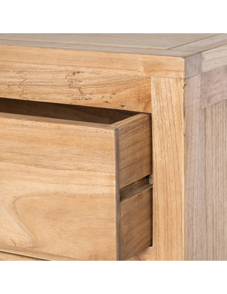 Commode en bois de mindi naturel