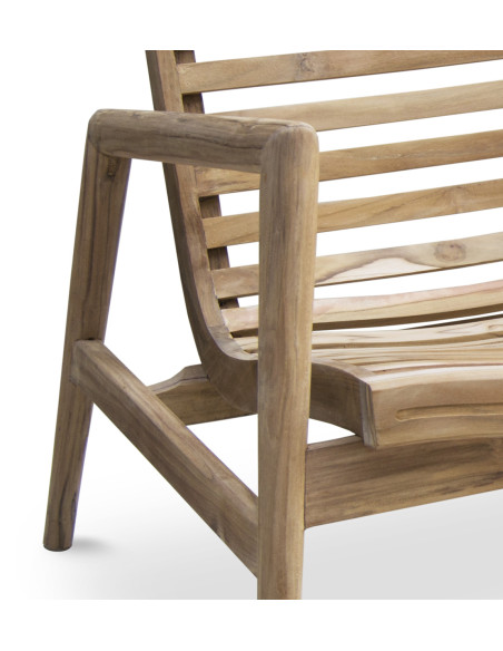 Banc de jardin en teck naturel