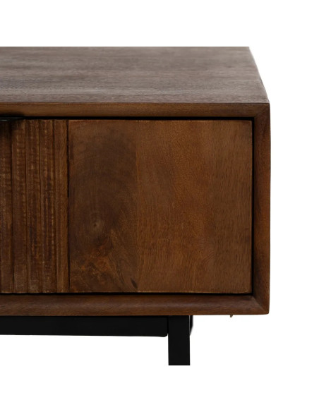 Table basse en bois et métal Talaia