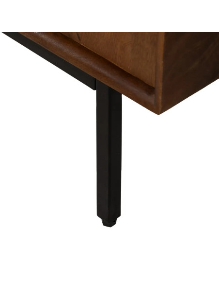 Table basse en bois et métal Talaia