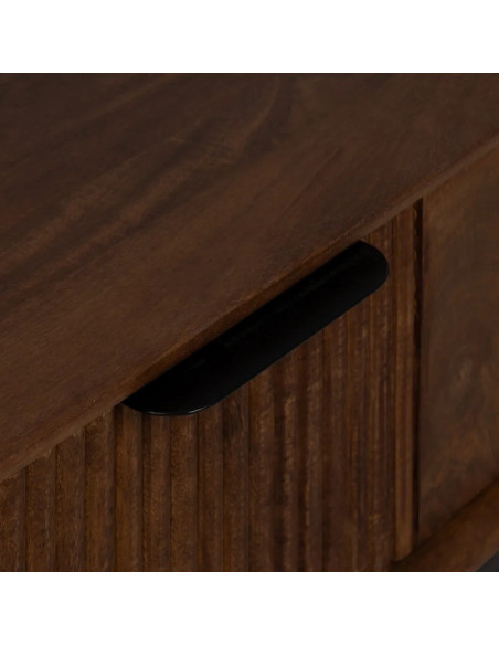 Table basse en bois et métal Talaia