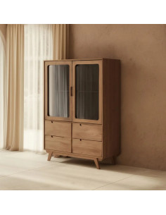 Armoire en bois avec portes...