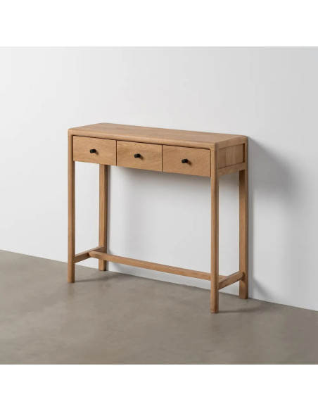 Console 3 tiroirs en bois de manguier Macarella