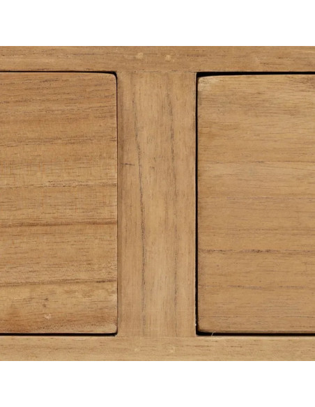 Bureau en bois massif de mindi 3 tiroirs