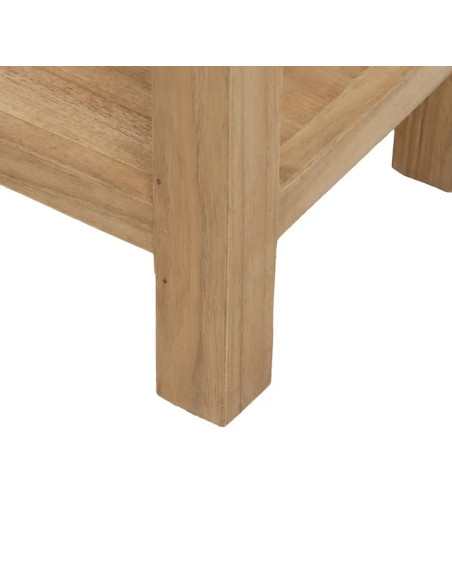 Petite console en bois de mindi 2 tiroirs