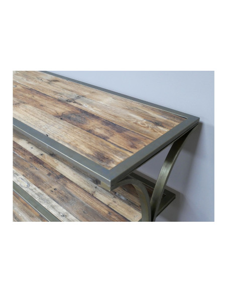 Console desserte roulante sur 3 niveaux