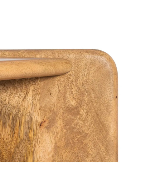 Table de salon design en manguier massif