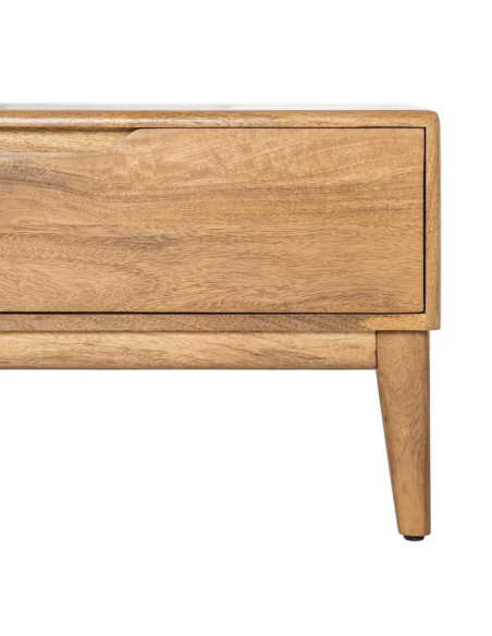 Meuble TV 3 tiroirs en manguier 160 cm