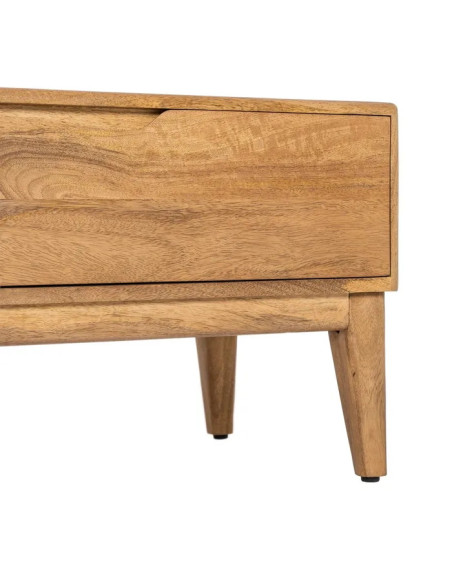 Meuble TV 3 tiroirs en manguier 160 cm