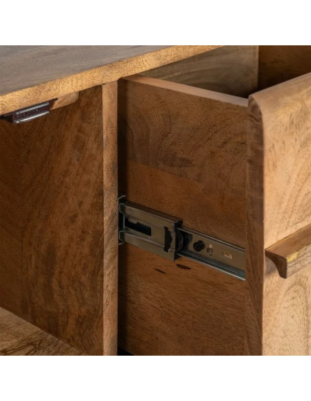 Buffet 2 portes et 2 tiroirs en manguier