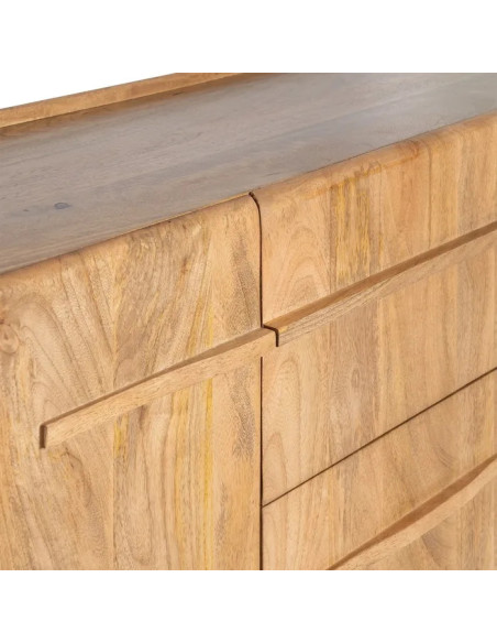 Buffet 2 portes et 2 tiroirs en manguier