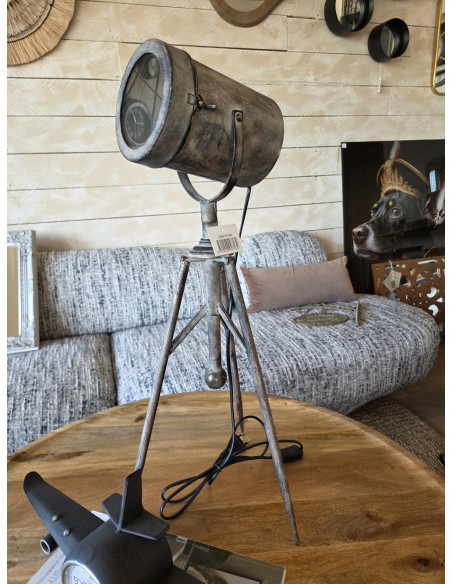 Lampe style projecteur de cinéma vintage