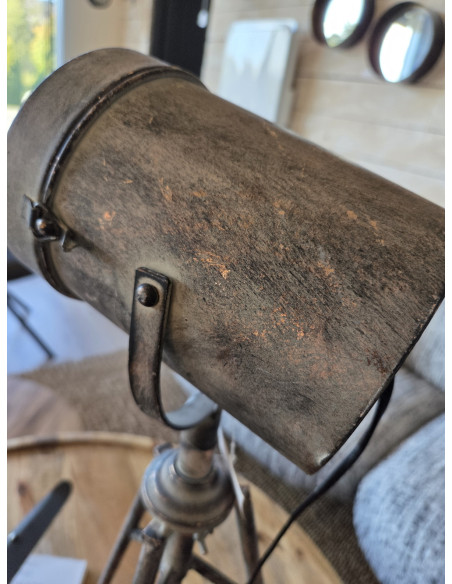 Lampe style projecteur de cinéma vintage