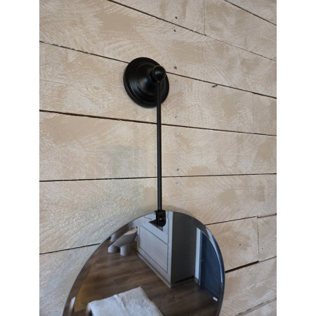 Miroir biseauté avec bras de fixation Miroir biseauté avec bras de fixation